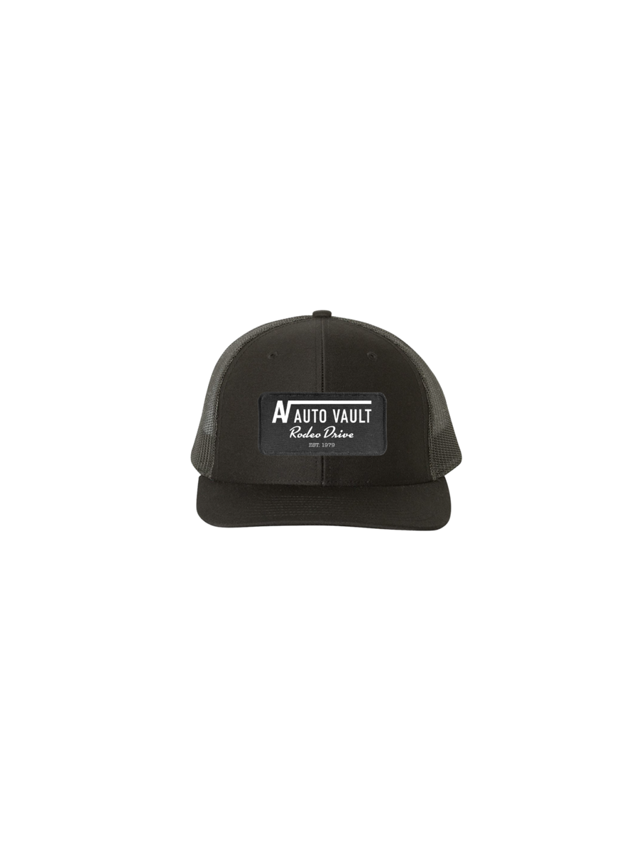 Auto Vault Classic Patch Hat - Black – Auto Vault Storage