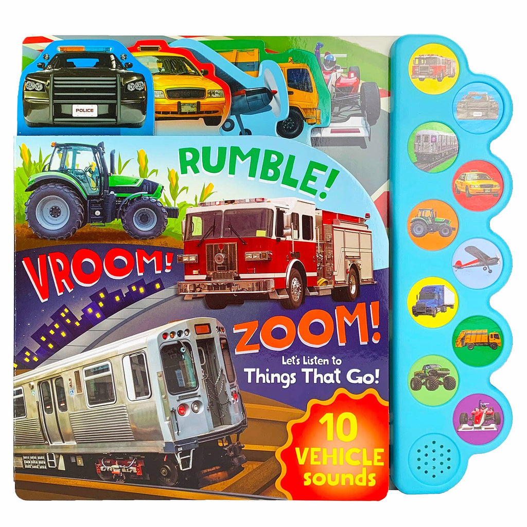 Rumble! Vroom! Zoom! 10-Button Interactive Sound Book