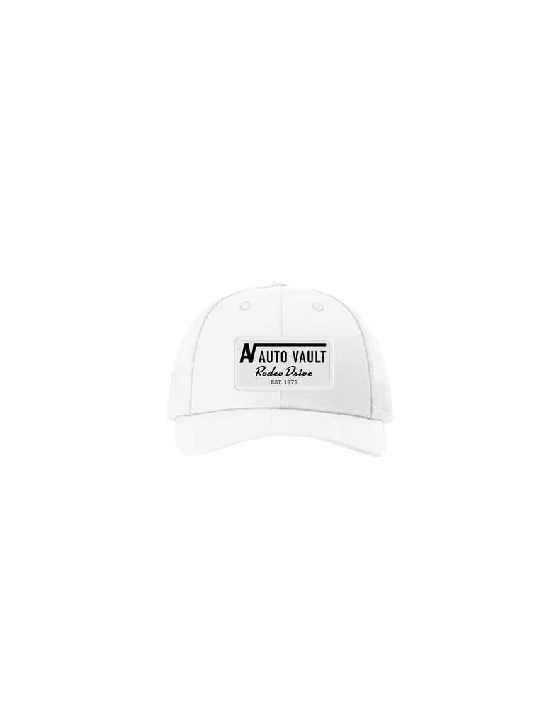 Auto Vault Classic Patch Hat - White